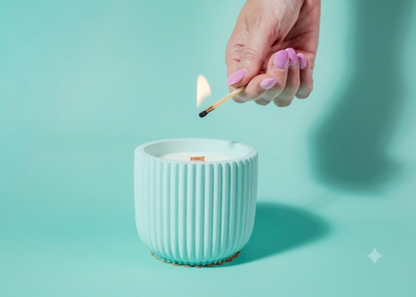 40 Hour Candle: Sage, Vetiver, Thyme + Lime -  "In the Long Grass"