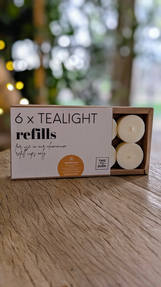 Botanical Soy Wax Tealight Refills - Scented or Unscented