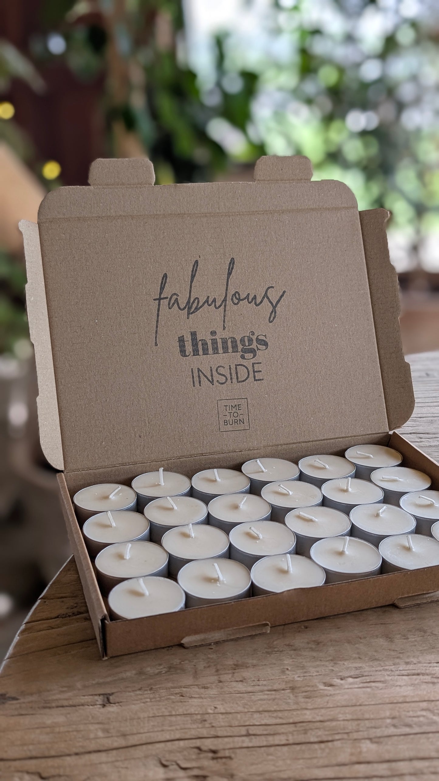 Unscented Tealights