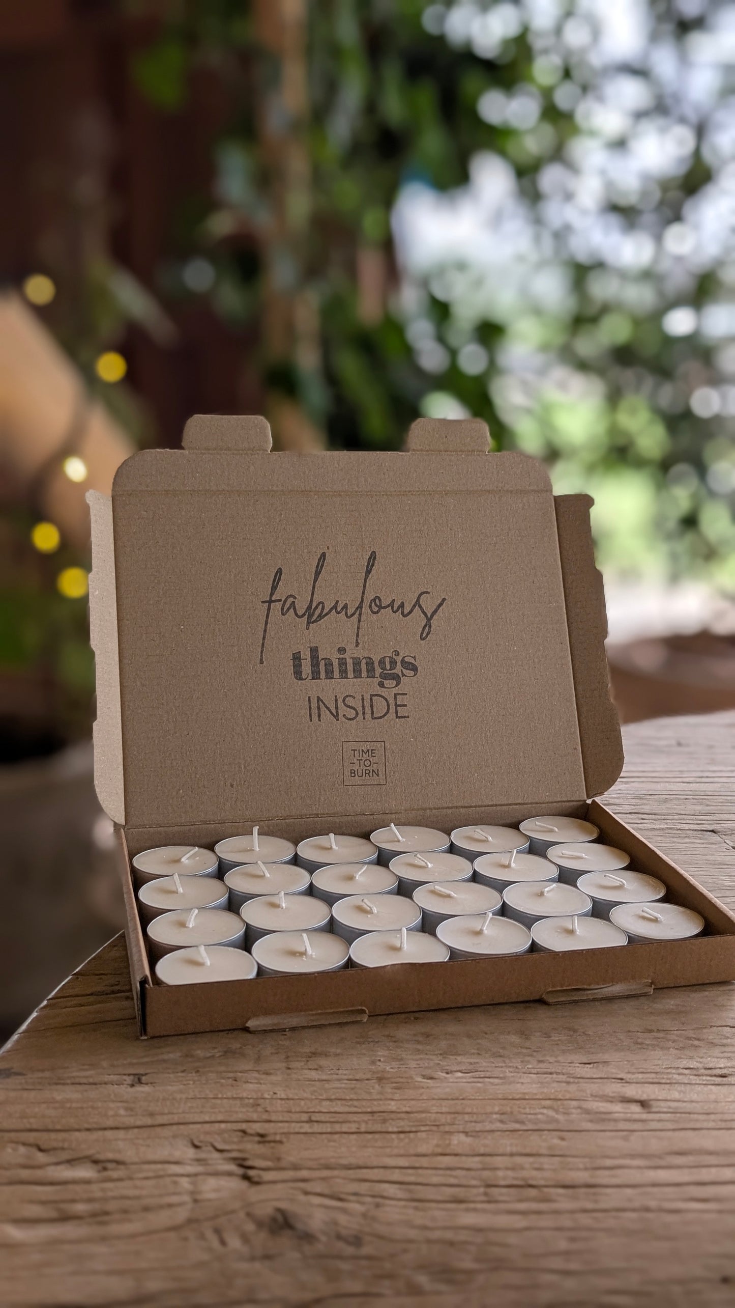 Unscented Tealights