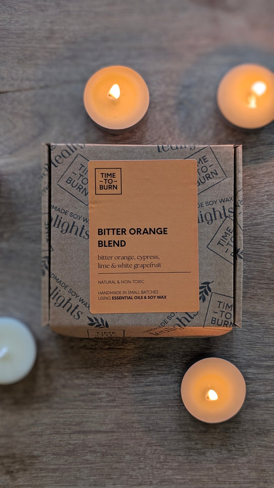 Bitter Orange, Cypress & White Grapefruit Tealights