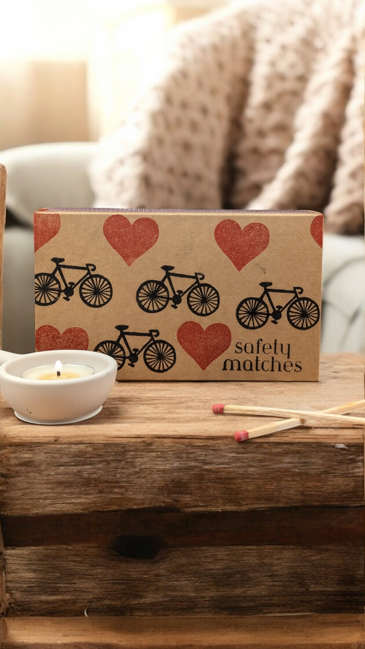 XL 15cm Luxury Love Bike Matches