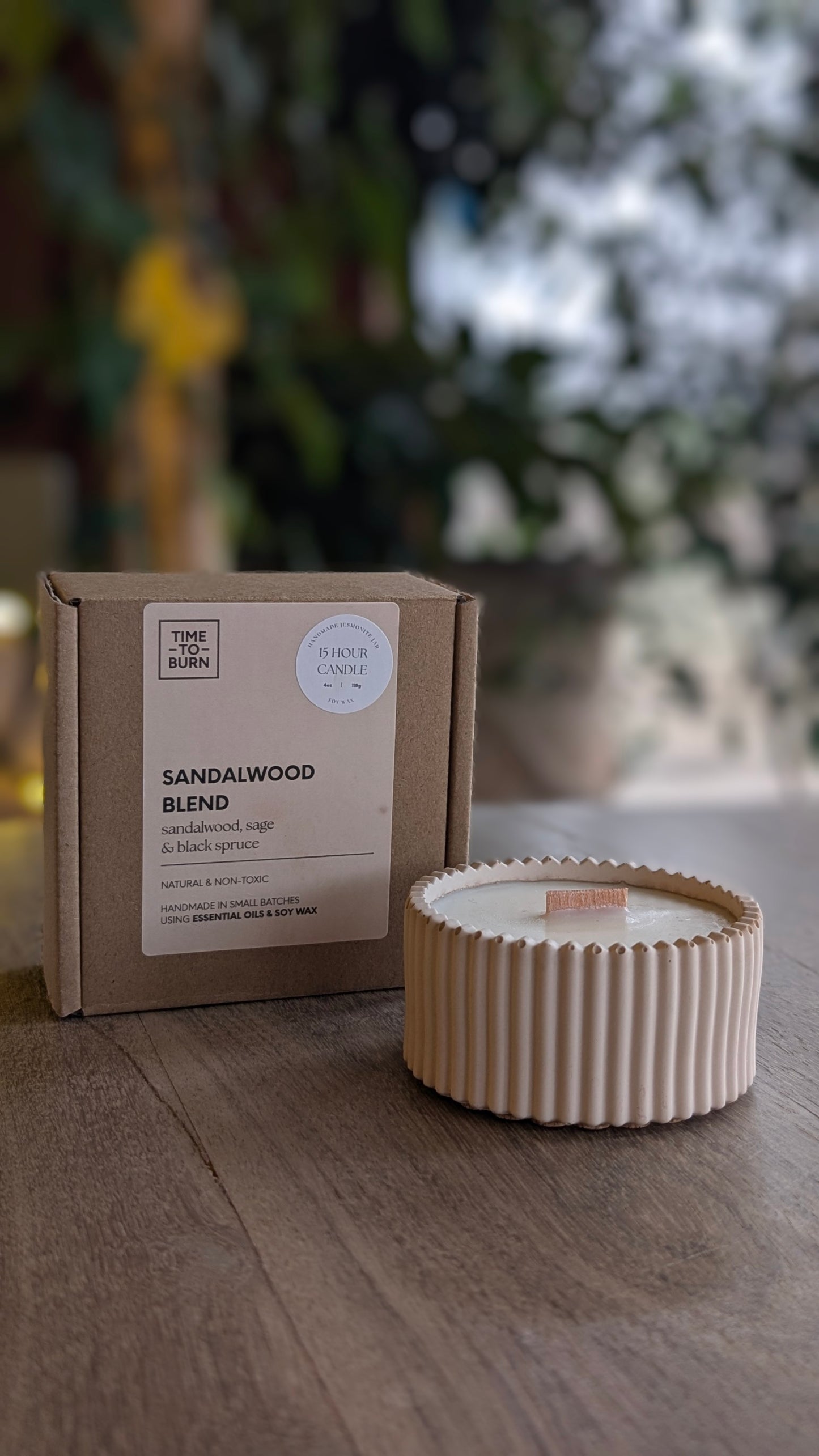 Sandalwood, Black Spruce and Sage Candles