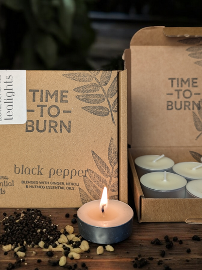 Black Pepper & Nutmeg Tealights