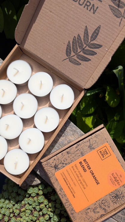 Bitter Orange, Cypress & White Grapefruit Tealights