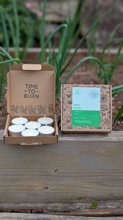 Basil, Lemon & Mint Tealights