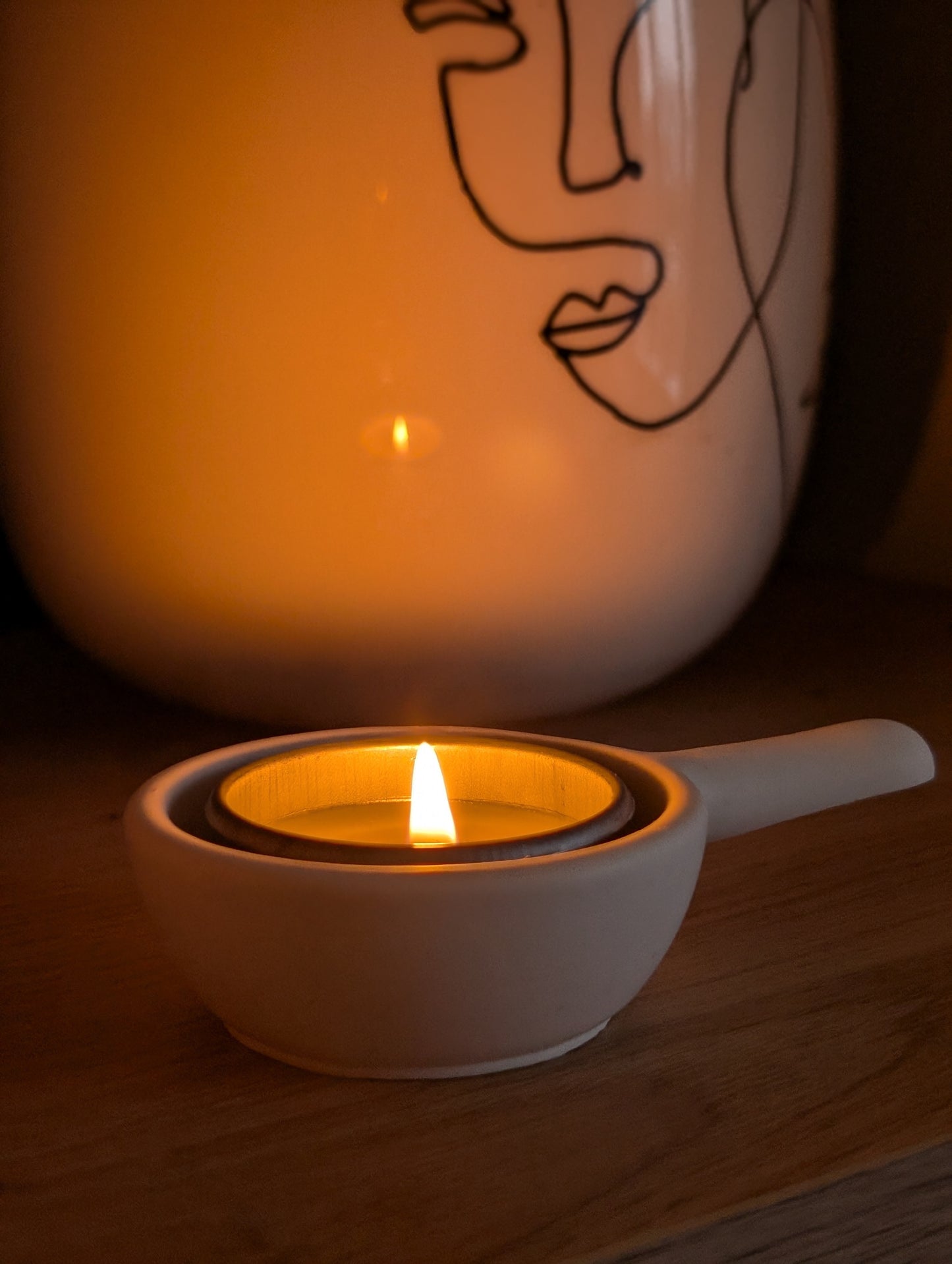 Mini Tealight Holder with Handle