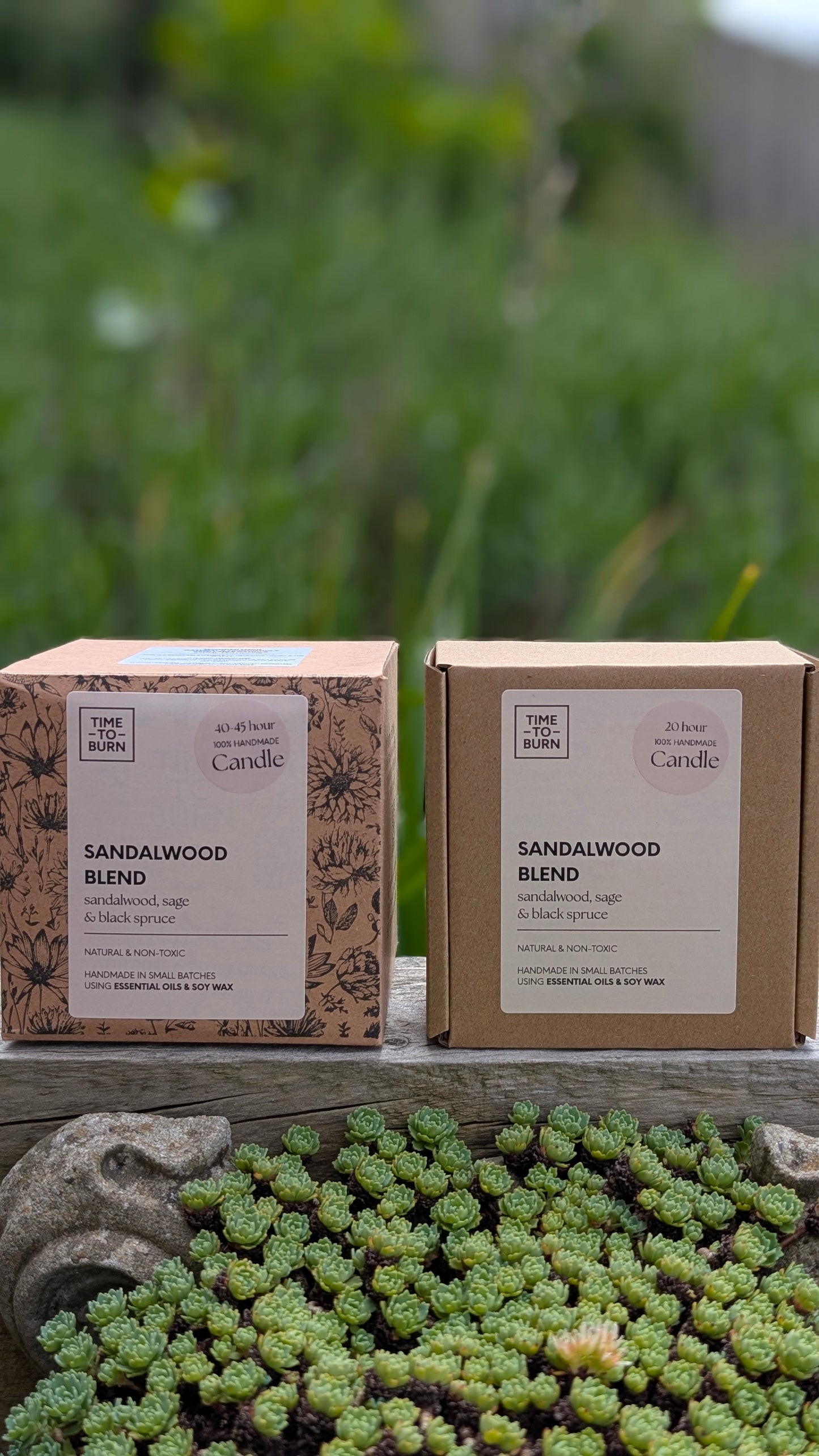 Sandalwood, Black Spruce and Sage Candles
