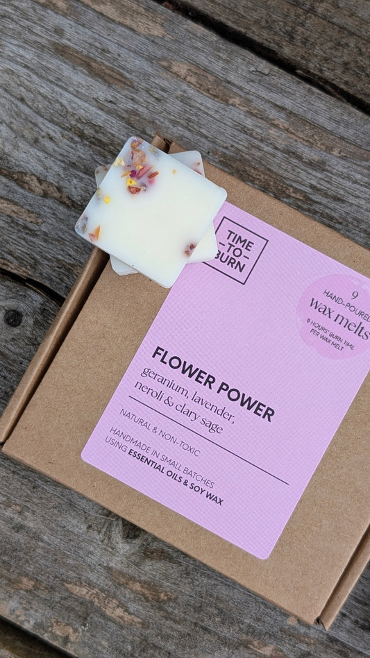 9 Flower Power Wax Melts