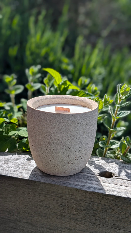 Citronella, Lemongrass, Peppermint & Lavender Refillable Amphora Candle - 50 Hour