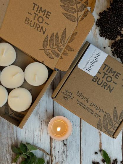 Black Pepper & Nutmeg Tealights