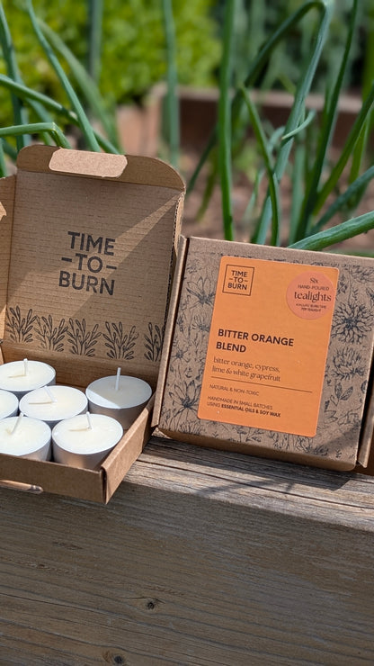 Bitter Orange, Cypress & White Grapefruit Tealights