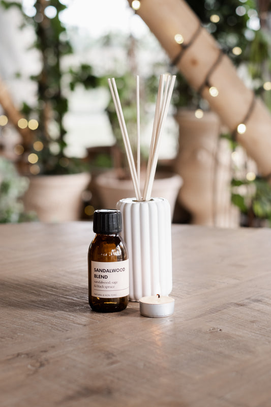 Natural Reed Diffuser - Sandalwood, Sage and Black Spruce