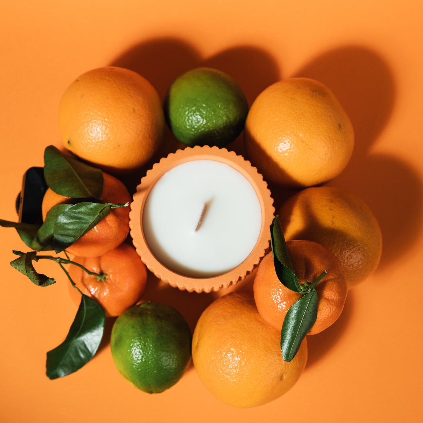 40 Hour Refillable Candle: Orange, Cypress, Sandalwood + Ylang Ylang - "Where the Sun Sets"