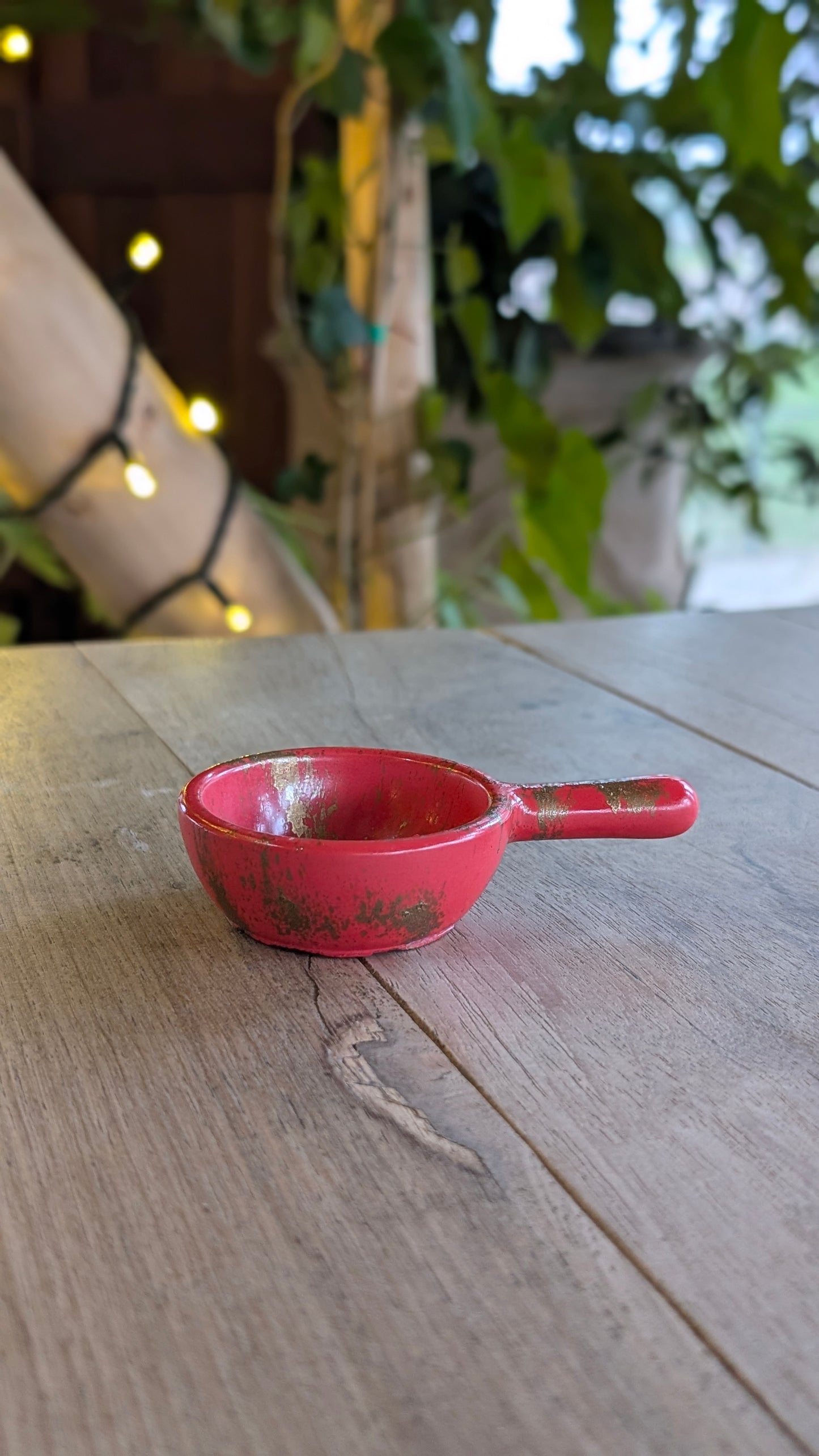 Red & Gold Tealight Holder