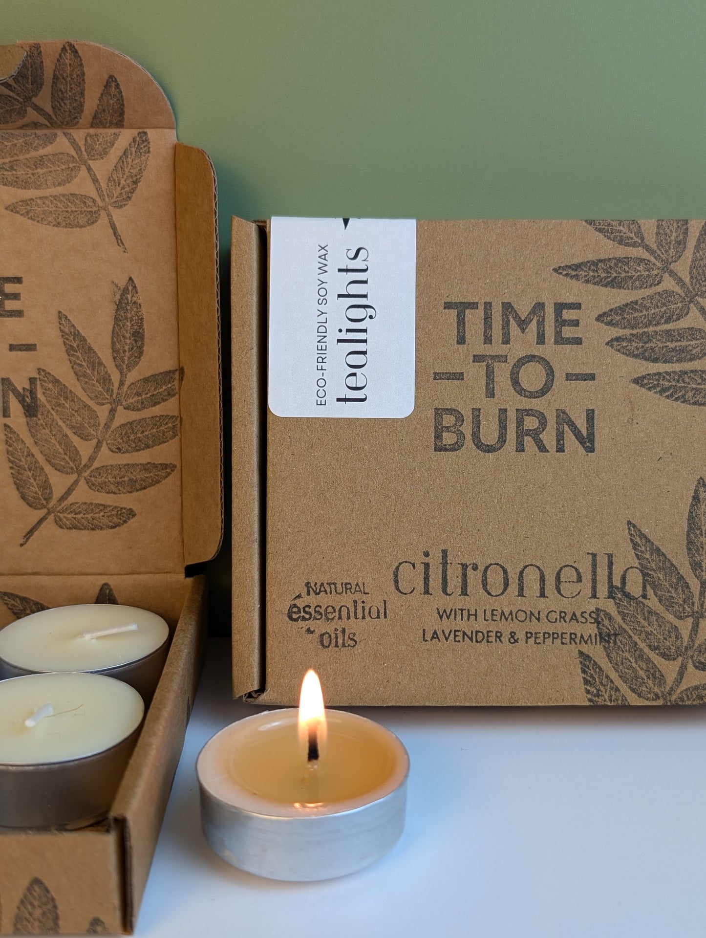 Citronella, Lemongrass, Lavender & Mint Tealights