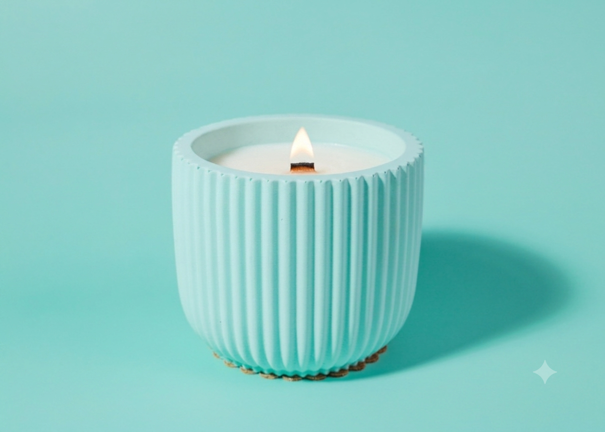 40 Hour Candle: Sage, Vetiver, Thyme + Lime -  "In the Long Grass"