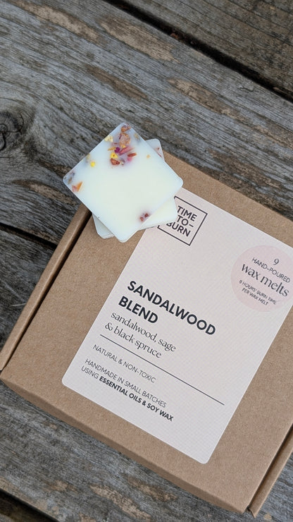 Sandalwood, Black Spruce & Sage Wax Melts