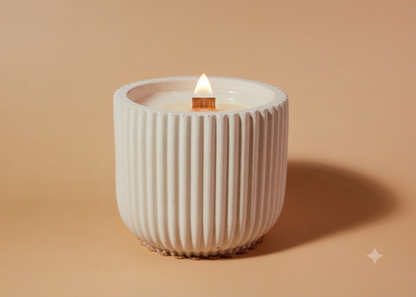 40 Hour Candle: Sandalwood, Black Spruce + Sage - "Under the Canopy"