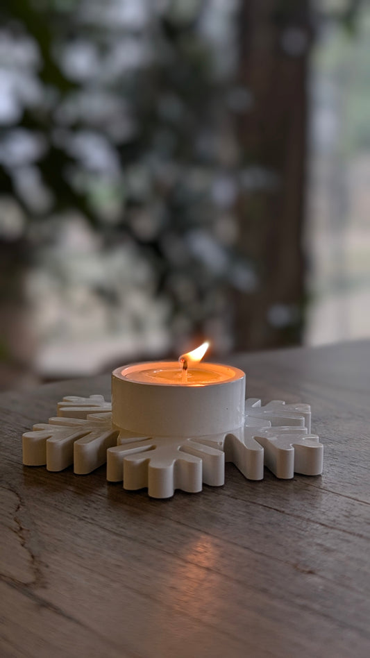Snowflake Tealight Holders