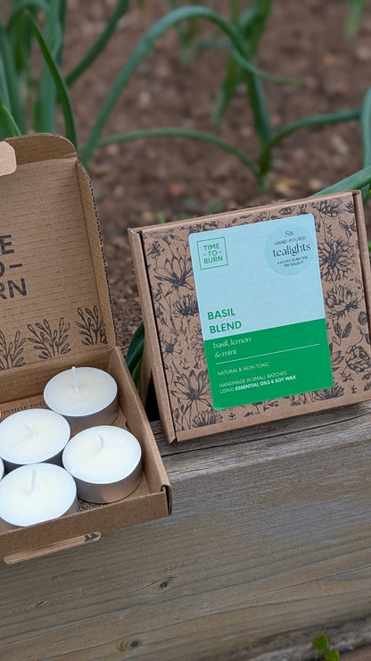 Basil, Lemon & Mint Tealights