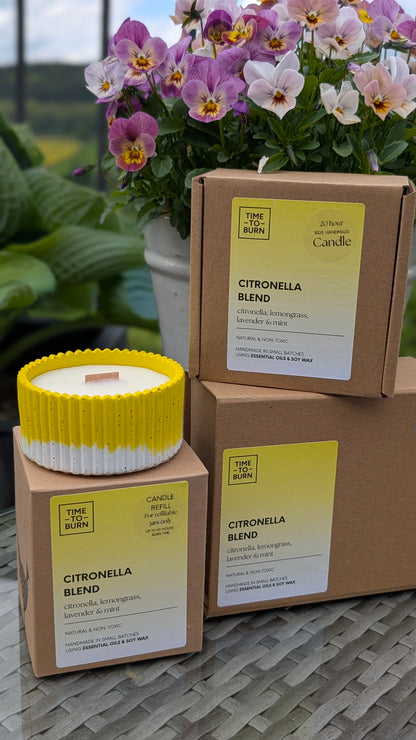 Citronella, Mint, Lemongrass & Lavender Candles