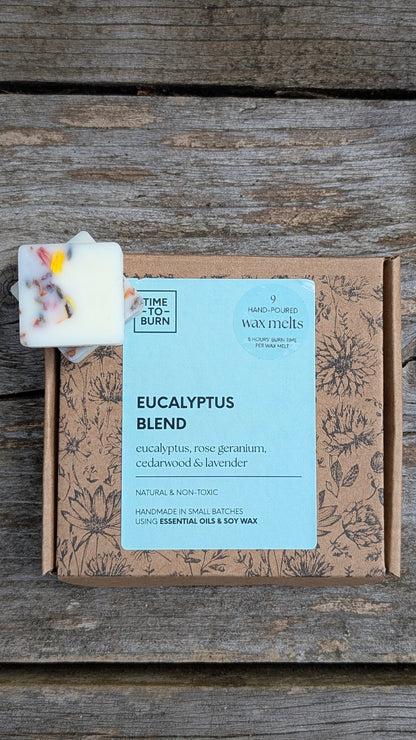 Eucalyptus, Rose Geranium, Cedarwood & Lavender Wax Melts