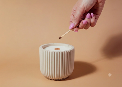 40 Hour Candle: Sandalwood, Black Spruce + Sage - "Under the Canopy"