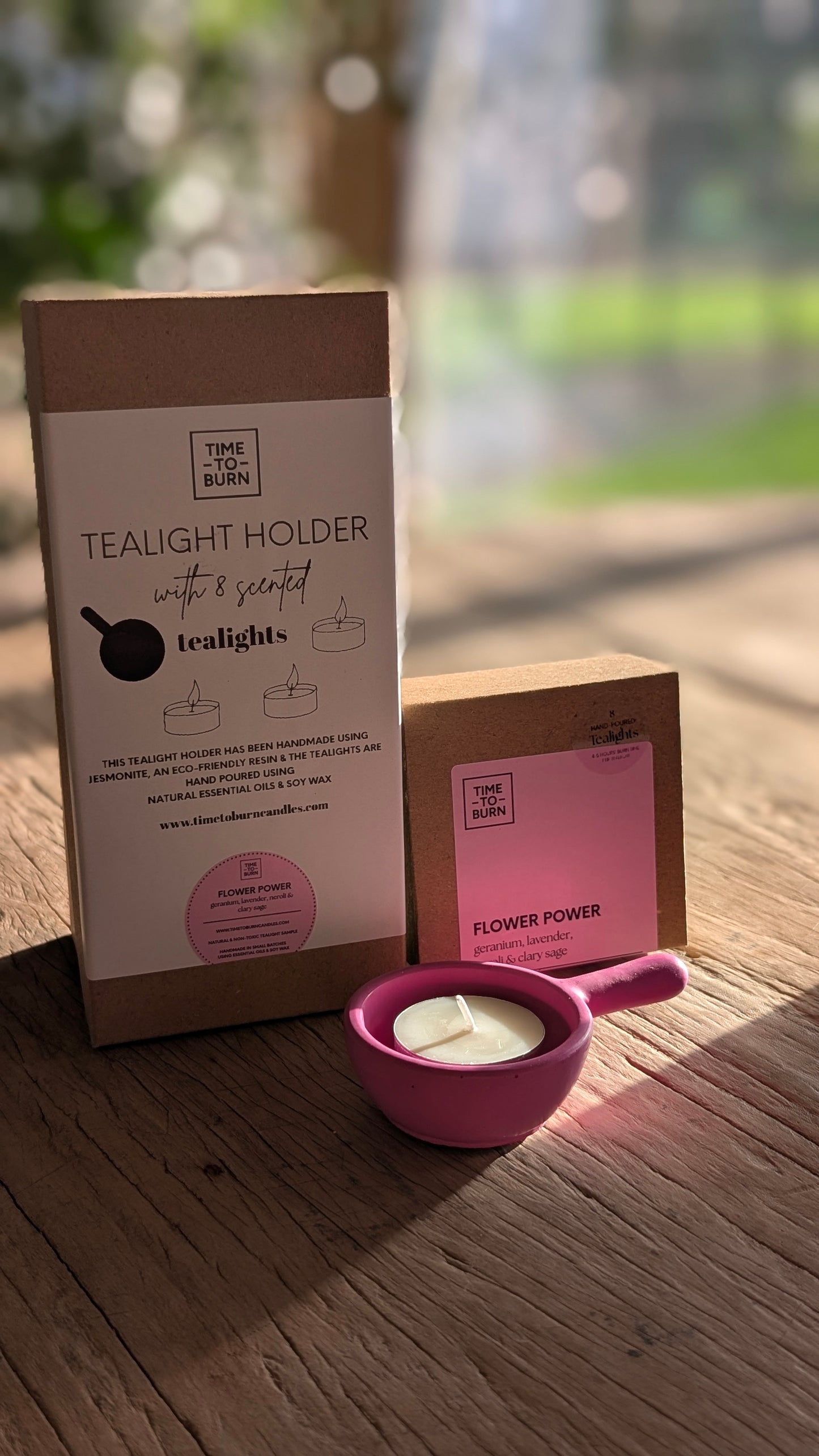 Pink Tealight Holder