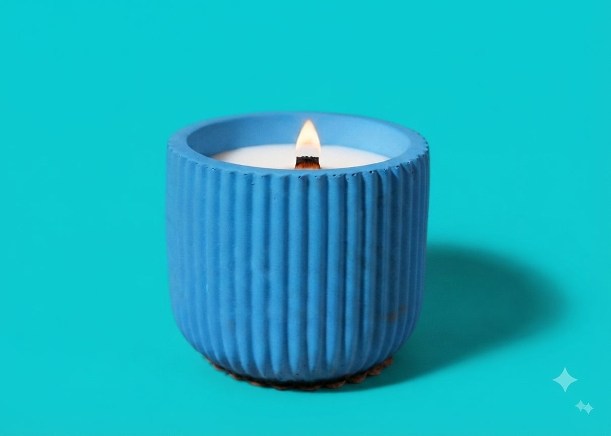 40 Refillable Hour Candle: Fir Needle, Cypress, Cedar + Ho Wood - "Beyond the Pine"
