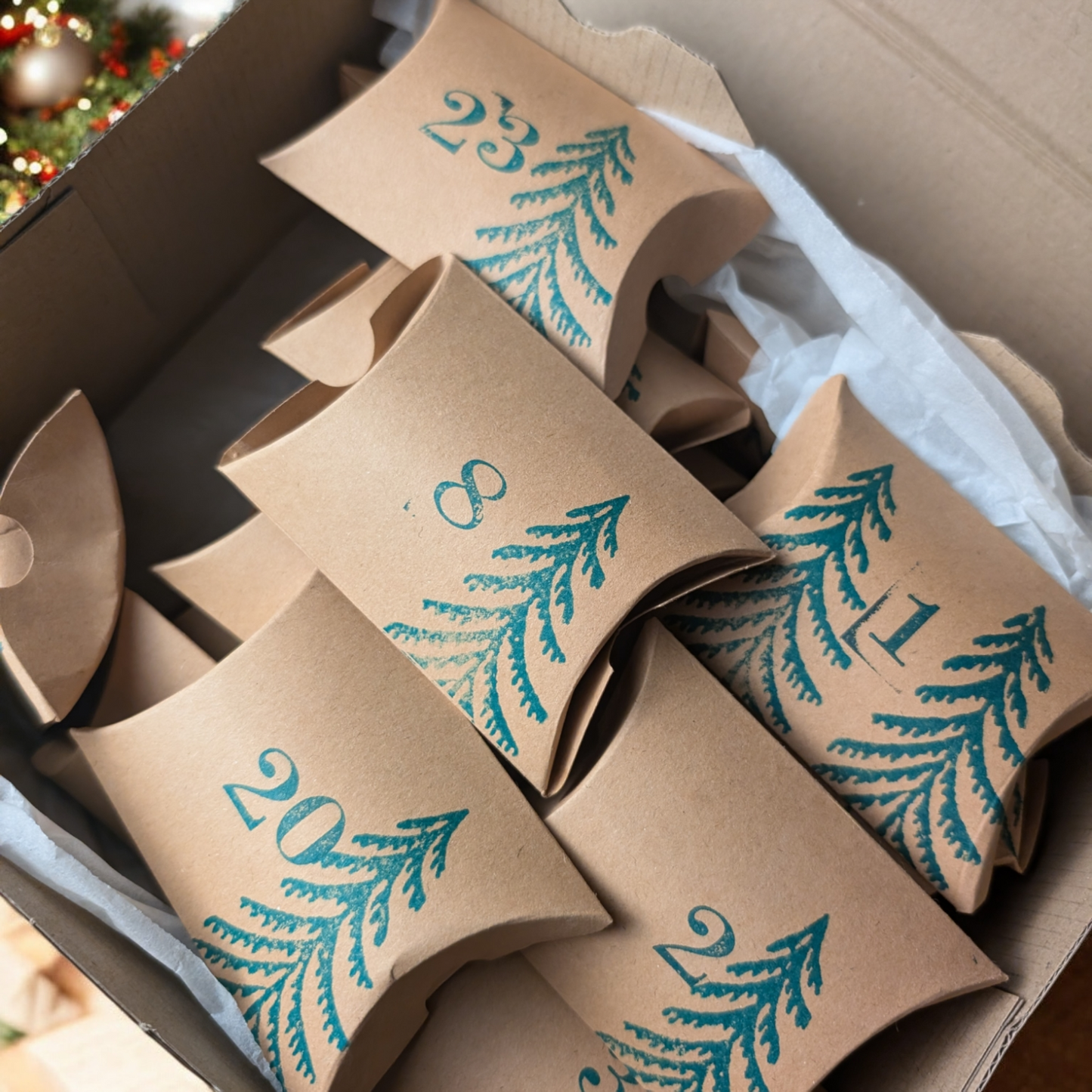 Advent Tealight Box - 24 Days of Christmas