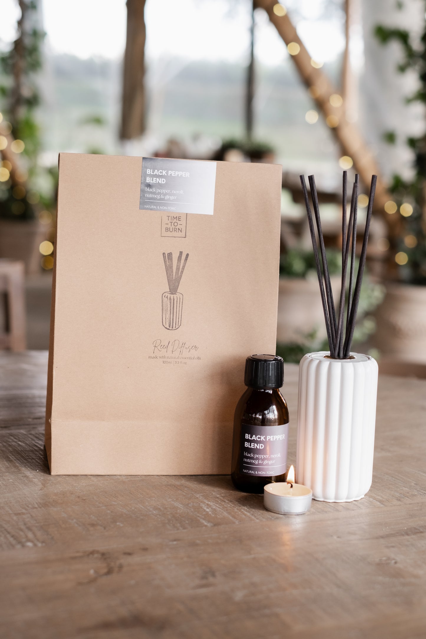 Black Pepper, Nutmeg & Ginger Reed Diffuser