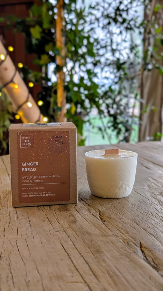 Gingerbread Amphora Candle Refill