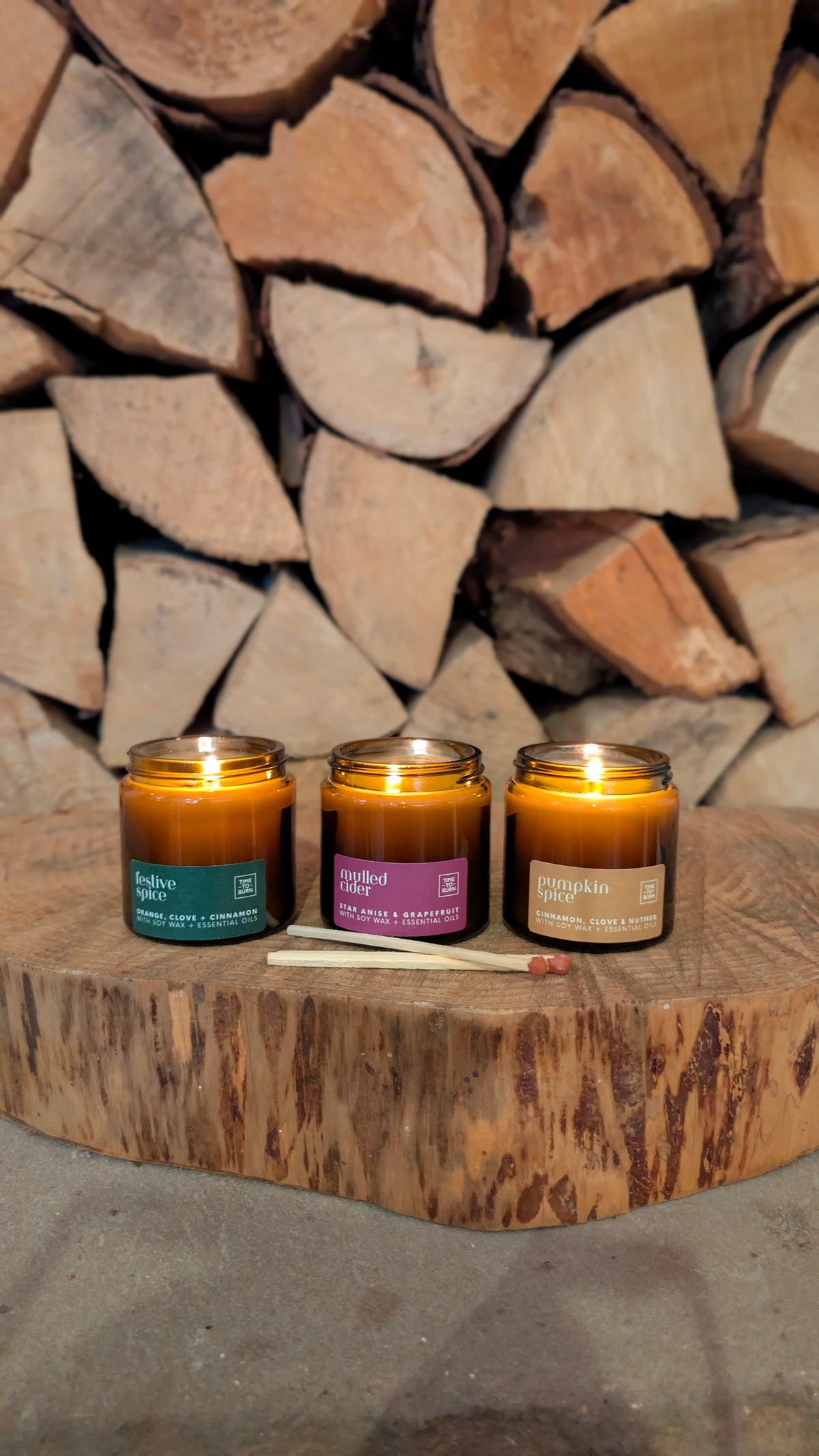 Autumn Winter Candle Gift Box