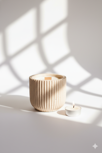 Sandalwood Black Spruce and Sage | Refillable 40 Hour Candle - Candle