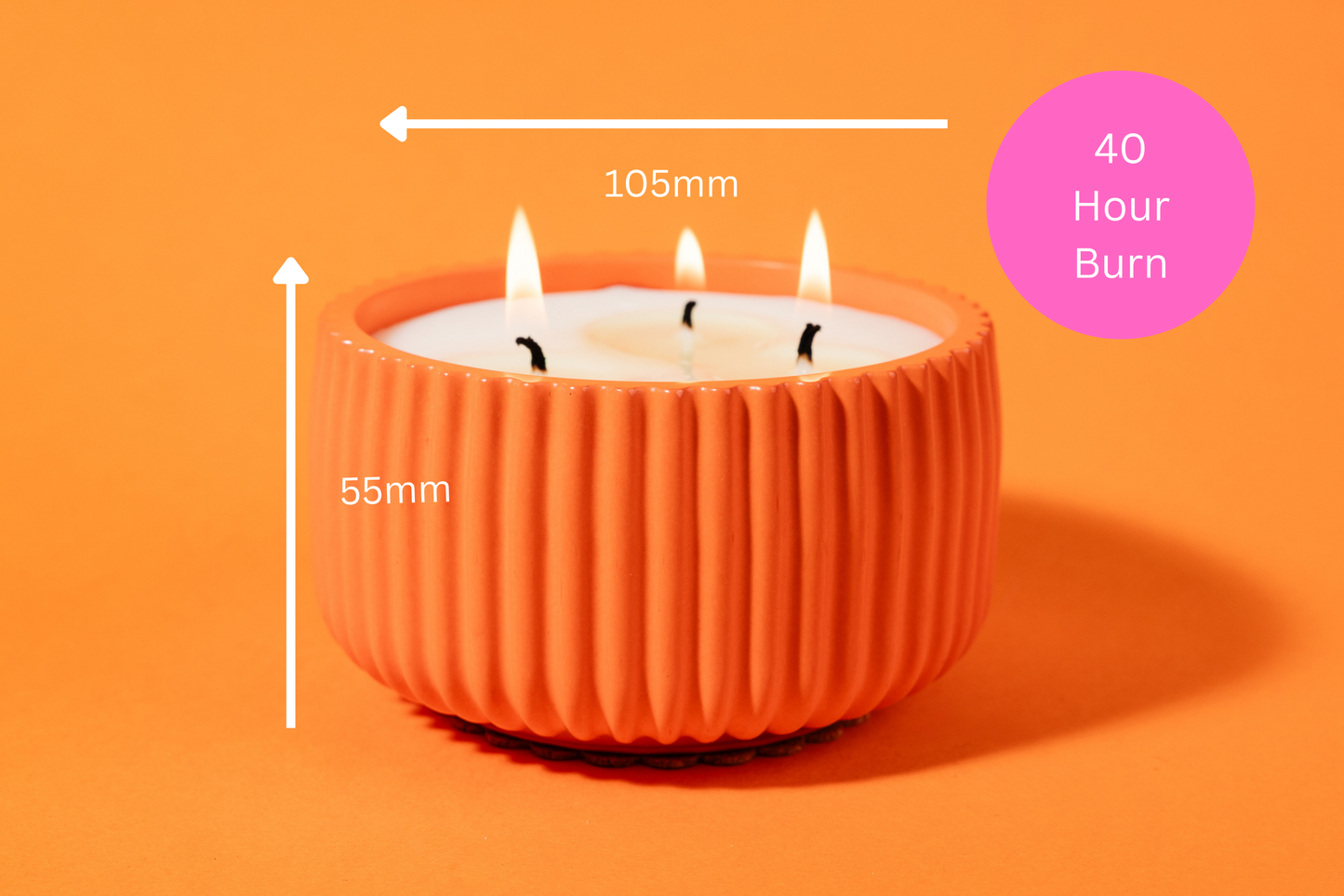 Where the Sun Sets (Orange) 40 Hour Triple Wick Candle