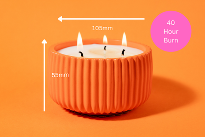 Where the Sun Sets (Orange) 40 Hour Triple Wick Candle