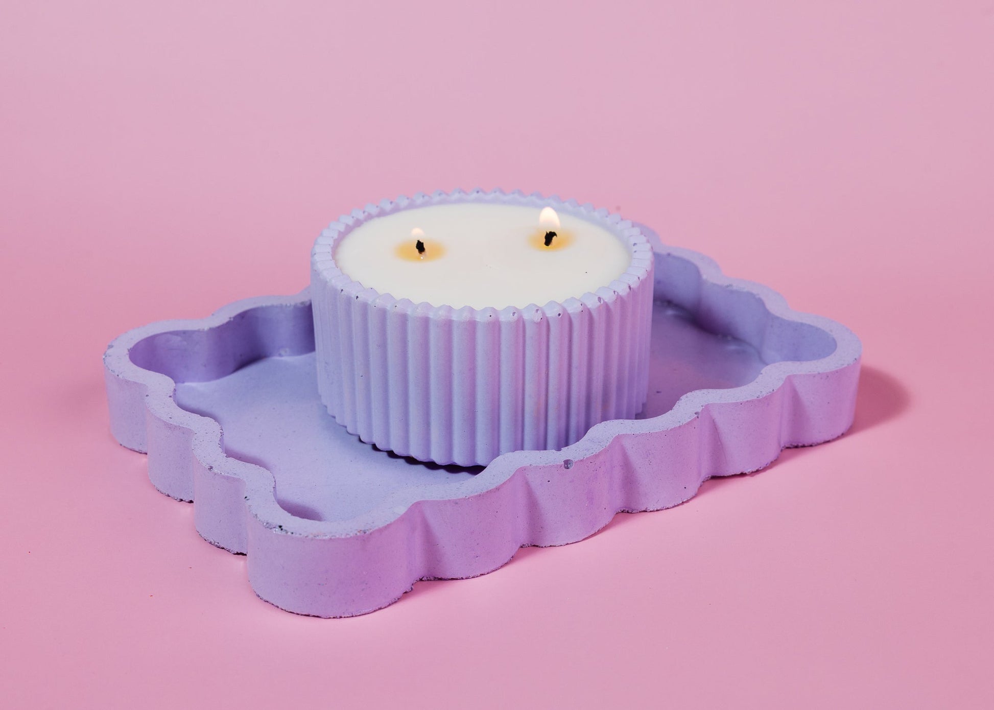 Squiggly Tealight + Candle Trays - Various Colours - Tealight Holder