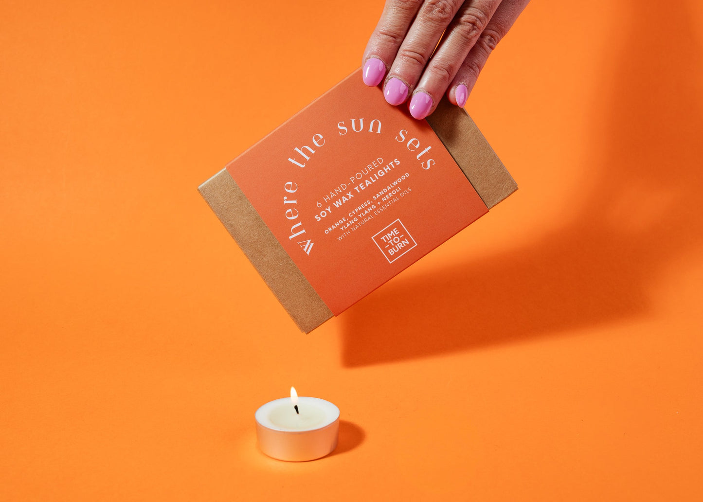 Where the Sun Sets: Gift Box of 6 Tealights - Tealights