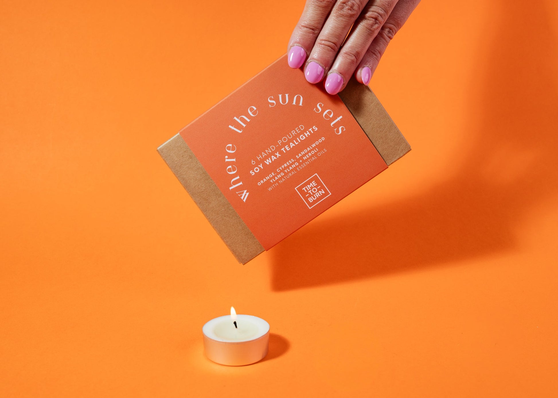 Where the Sun Sets: Gift Box of 6 Tealights - Tealights