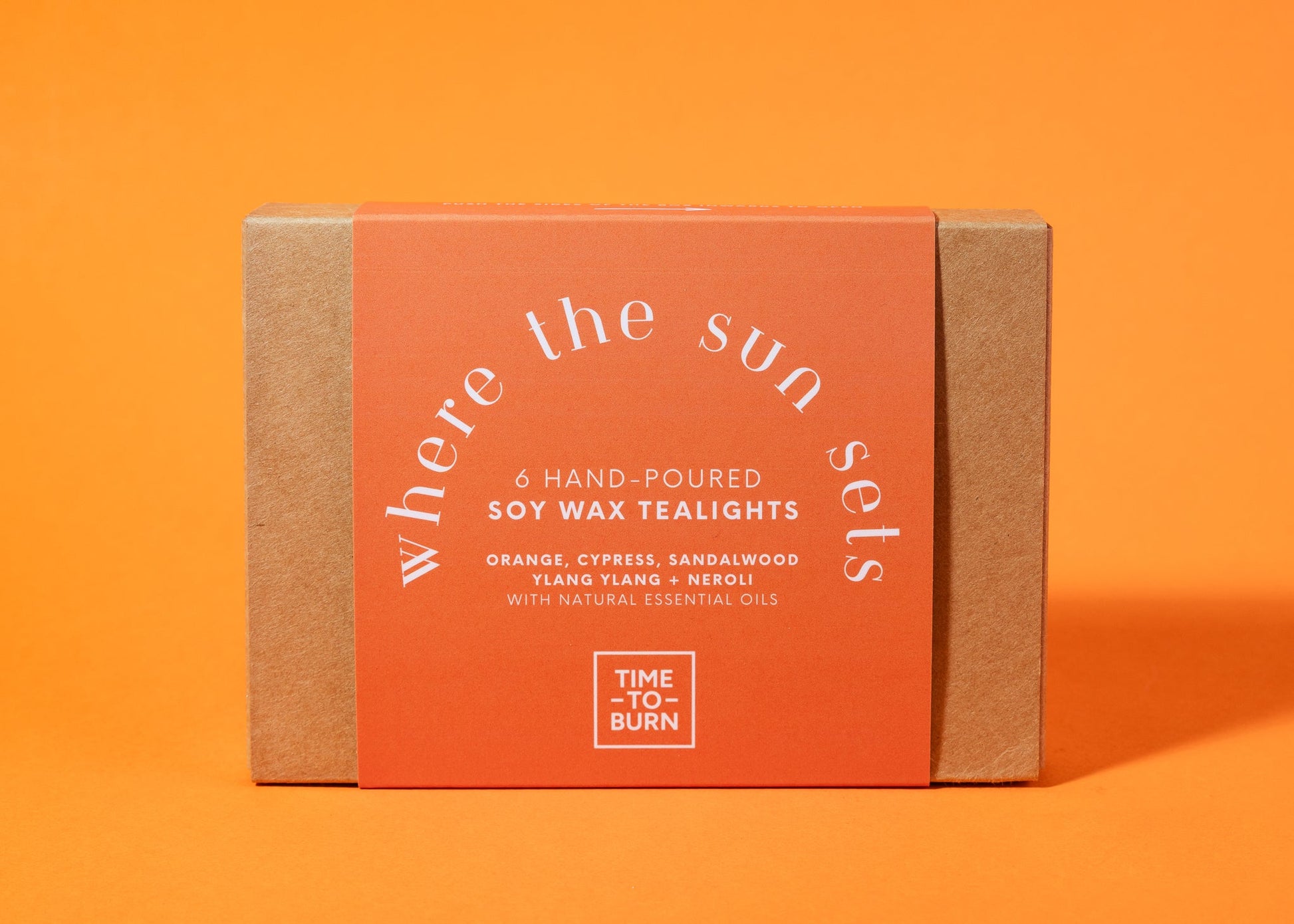 Where the Sun Sets: Gift Box of 6 Tealights - Tealights